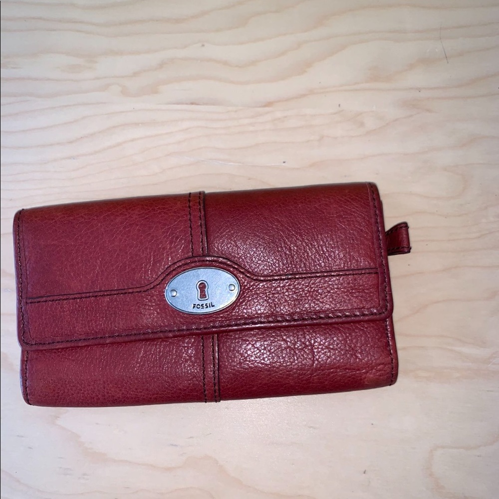 Fossil leather wallet